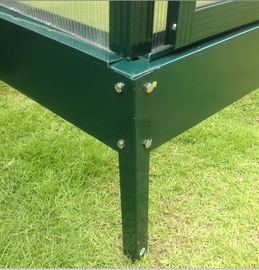 Corredi di plastica UV della serra del giardino del policarbonato della struttura metallo/dell'alluminio per la pianta, verdura