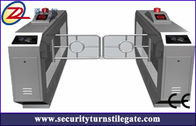 Porta ad alta velocità del cancello girevole del nuovo di progettazione SS304 dell'oscillazione portone automatico della barriera, 50w