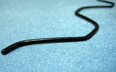 la lamina di metallo di plastica del rivestimento del diametro di 2mm profila il cavo d'acciaio di zigzag, 2000mm lunghi