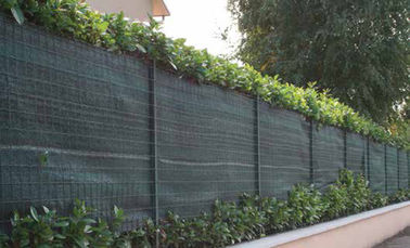 Materiale dell'HDPE reticolato verde scuro dell'ombra del giardino della rete del recinto da 280 grammi con l'occhiello