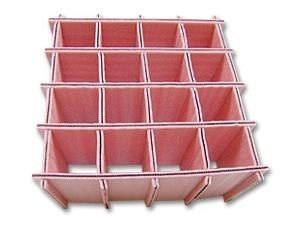 Divisori di plastica ondulati di plastica conduttivi di resistenza pp della fiamma 800*2000mm