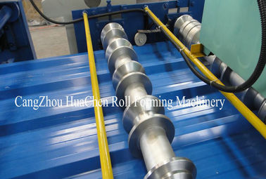 Rotolo d'acciaio galvanizzato strato automatico del tetto che forma macchina con 19 rulli di fila