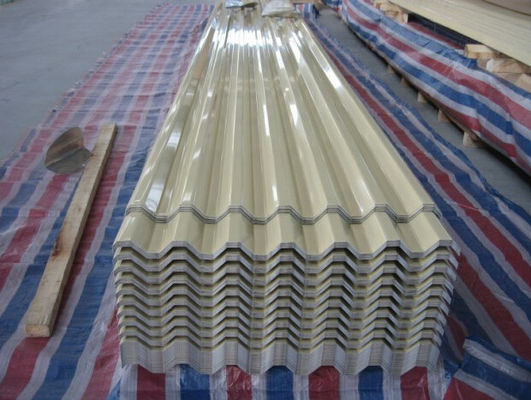 Strato coprente preverniciato trapezoidale, strato ondulato d'acciaio galvanizzato anticorrosivo