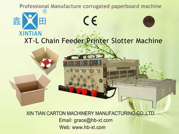 Macchina scanalatrice automatica chiudente pneumatica di stampa del cartone di lubrificazione con le pompe a ingranaggi
