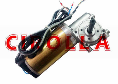 Motore automatico dorato dell'ingranaggio del motore/CC del portello scorrevole dell'onere gravoso di colore con il codificatore 100W 24VDC
